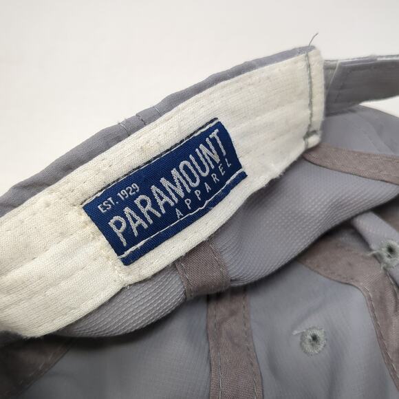 Verified First Strapback Hat Solid Gray One Size Embroidered Paramount - Picture 10 of 10